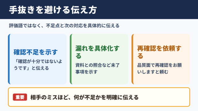 手抜きの言い換え一覧表とシーン別の使い分け