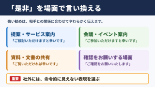 「是非」の言い換え一覧表とシーン別の使い分け