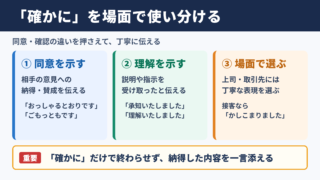 「確かに」の言い換え一覧表とシーン別の使い分け