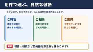 「お伝えしたいことがあります」の敬語表現一覧